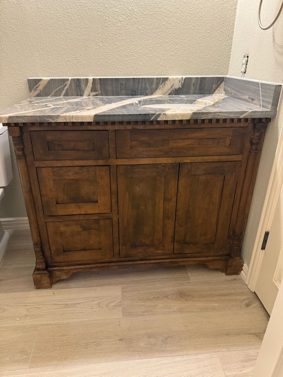 Stylish Bathroom Revamp with Custom Touches