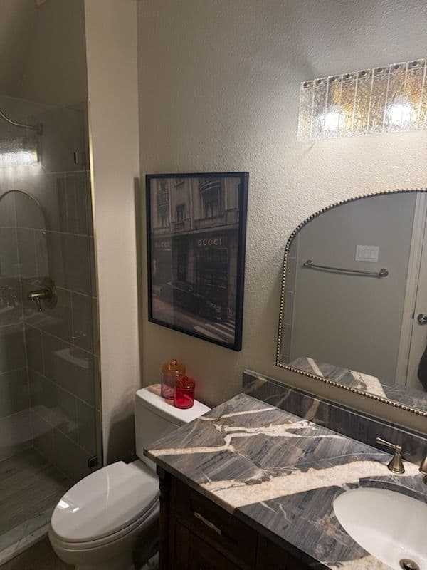 Modern Bathroom Upgrade with Marble Elegance