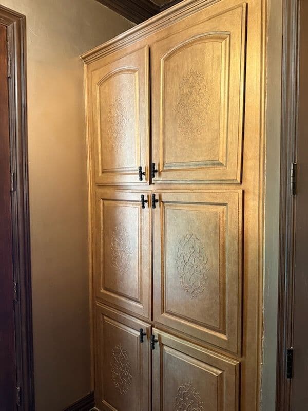 Project Elegant Bathroom Transformation with Dark Hexagonal Tiles image