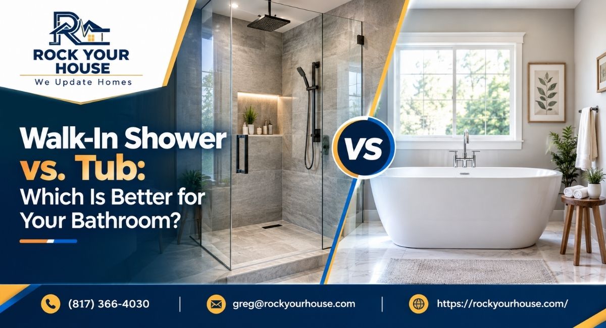 walk-in shower vs tub